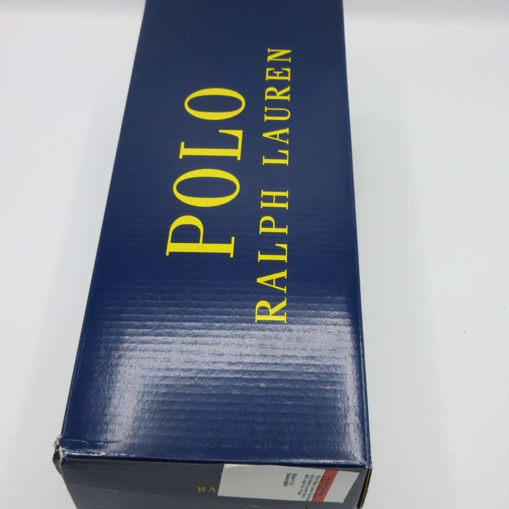 Polo Ralph Lauren Men  Size 11 D Bolt Logo Flip Flop Sandals Navy Blue Red New - Picture 6 of 9